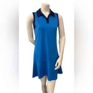Lillie Green Blue Sleeveless Golf/Tennis Dress Women’s Small